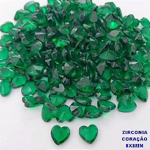 ACESSÓRIO NO BRUTO PRONTO PARA O BANHO (POTE) ZIRCÔNIA CORAÇÃO 8X8MM -VENDIDA POR UNIDADE - PESO 0,04GR - BRU28262