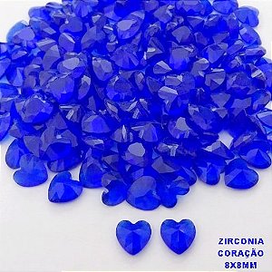 ACESSÓRIO NO BRUTO PRONTO PARA O BANHO (POTE) ZIRCÔNIA CORAÇÃO 8X8MM -VENDIDA POR UNIDADE - PESO 0,04GR - BRU28265