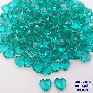 ACESSÓRIO NO BRUTO PRONTO PARA O BANHO (POTE) ZIRCÔNIA CORAÇÃO 8X8MM -VENDIDA POR UNIDADE - PESO 0,04GR - BRU28266