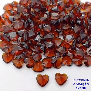 ACESSÓRIO NO BRUTO PRONTO PARA O BANHO (POTE) ZIRCÔNIA CORAÇÃO 8X8MM -VENDIDA POR UNIDADE - PESO 0,04GR - BRU28268