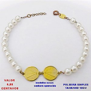 PULSEIRA NO BRUTO PRONTO PARA O BANHO (CX104 )PULSEIRA SIMPLES E DELICADA/ PESO 5.2GR - BRU28461
