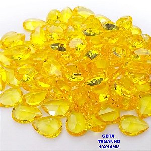ACESSORIO BRUTO PRONTO PARA BANHO(POTE) - PEDRAS DE ZIRCONIA TAMANHO " 10X14 " GOTA -VENDAS POR UNIDADE - BRU29038