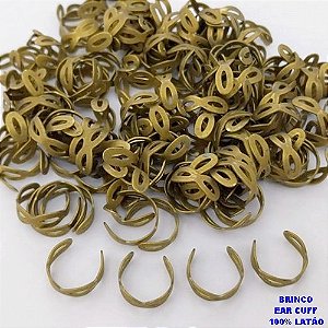 BRINCO BRUTO PARA BANHO 100% LATÃO (SUI901).(CX.118) EAR CUFF ARGOLA TAMANHO 10MM - PESO 0,02GR - LARGURA 0,4MM(VENDIDO POR UNIDADE) - BRU29099