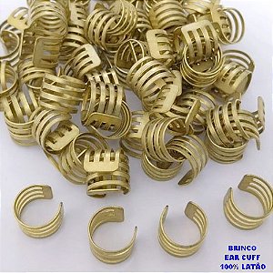 BRINCO BRUTO PARA BANHO 100% LATÃO (SUI9060) (CX.118) EAR CUFF ARGOLA TAMANHO 10MM - PESO 0,09GR - LARGURA 0,8MM (VENDIDO POR UNIDADE) - BRU29101