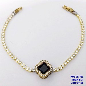 PULSEIRA NO BRUTO PRONTO PARA O BANHO(CX118)- PULSEIRA RIVIERA DE 18CM(CONECTOR CRAVEJADO 12MM - PESO TOTAL 5.3GR - BRU29192