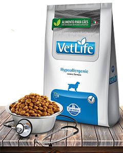 Ração Seca Farmina Vet Life Natural Hypoallergenic para Cães Adultos com Problemas de Pele - 2Kg