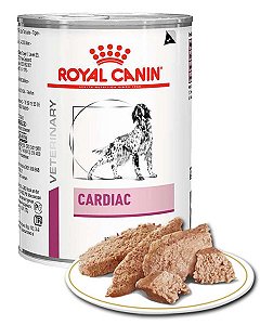 Ração Royal Canin Lata Veterinary Diet Cardiac Wet para Cães Adultos com Doenças Cardíacas - 410Gr