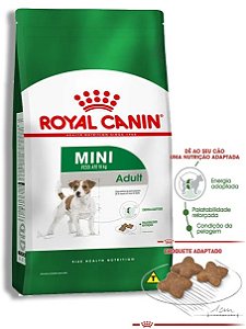 Ração Royal Canin Mini Adult para Cães Adultos de Raças Pequenas - 2,5kg