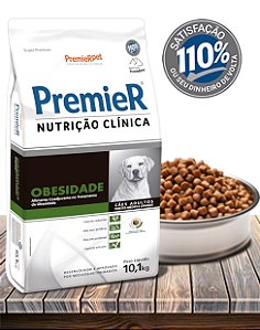 Ração Seca PremieRPet Nutrição Clínica Obesidade para Cães Adultos Médio e Grande Porte - 10,1 Kg