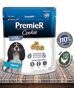 Biscoito PremieRPet Premier Cookie Original para Cães Idosos de Pequeno Porte - 250 Gr