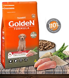 Ração Seca PremieRPet Golden Fórmula Frango e Arroz para Cães Filhotes  - 15Kg