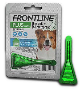 Frontline Plus para Cães de 10 a 20 Kg - Antipulgas e Carrapatos