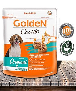 Biscoito PremieRPet Golden Cookie Original para Cães Adultos de Pequeno Porte - 750Gr