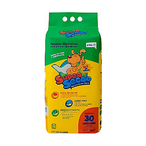Tapete Higienico Supersecao Citrus 30 Un - 60 X 80 CM