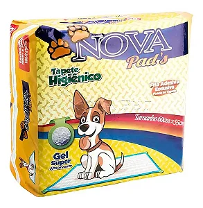 Tapete Higienico Nova Pads 6 Un - 60 X 55 CM