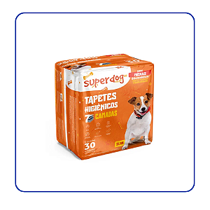 Tapete Higienico Super Dog Slim 30 Un - 80 X 60 CM