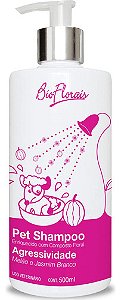 Shampoo Bio Florais Pet Agressividade 500 Ml