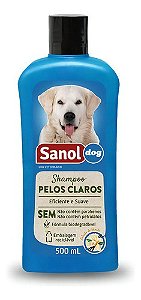 Sanol Dog Shampoo Pelos Claros 500 Ml