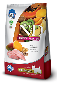 Ração Seca ND Tropical Selection Frango, Cereais e Frutas Tropicais para Cães Adultos mini -  10 2Kg