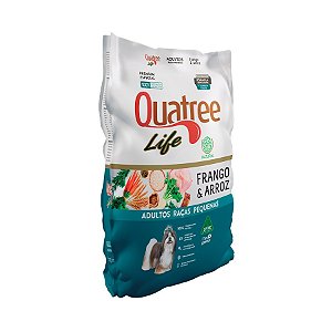 Ração Cães Pequenas Raças Quatree Frango  Arroz 3 Kg