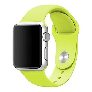 Pulseira Verde Limão Para Apple Watch 38-40Mm
