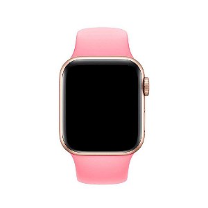 Pulseira Rosa Para Apple Watch 38-40Mm