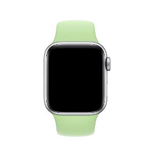 Pulseira Verde Menta Para Apple Watch 38-40Mm