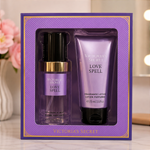 Kit Victoria's Secret Love Spell – Fragrance Mist + Fragrance Lotion (75 ml + 75 ml)