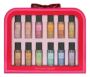 Kit Victoria’s Secret Miniaturas – 12 Fragrâncias 75 ml cada