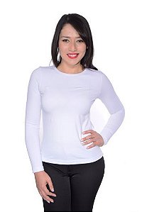 Camisa Feminina M/Longa Suplex GEN142 -Branca