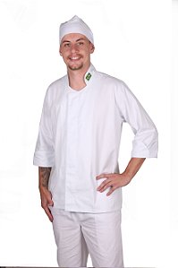 Dolmã C/Botão de Pressão - Brim