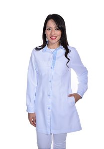 Avental Feminino C/Detalhe Estampado - Gabardine