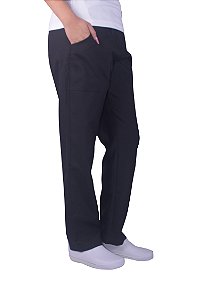 Calça Unissex C/Elástico na Cintura - Oxford Plus