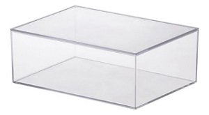 Caixa organizadora transparente