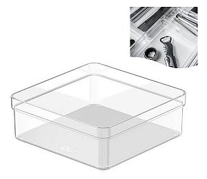 Organizador Gaveta Clear (15x15x5,6cm)