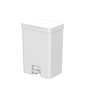 Lixeira com Pedal Trium 30 Litros - Branco