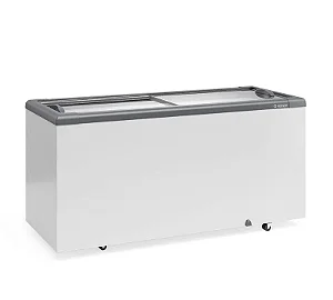 Conservador / Freezer Horizontal Gelopar 500 Litros, Tampa de Vidro Reto - GHD-500CZ 220v