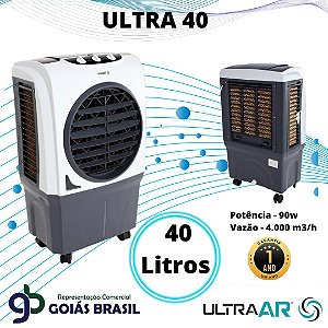 Climatizador  De Ar Umidificador 40 Litros Portátil 220v Ultraar