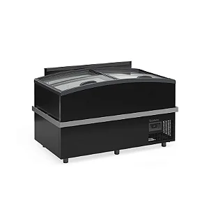 Expositor Ilha Supermercado - Dupla Ação GISM-150 PR Gelopar 220v
