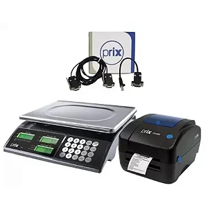 Kit Balança Toledo Prix 3 Fit 32kg + Impressora It400m 127/220v