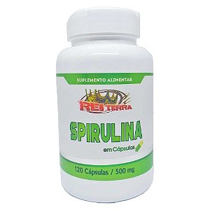 Spirulina 120 Cápsulas Rei Terra