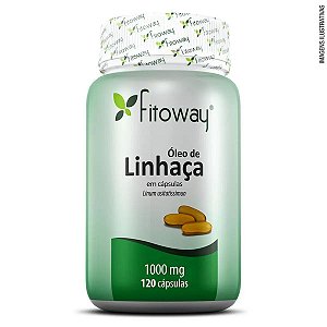 Óleo De Linhaça 120 Cápsulas - Fitoway