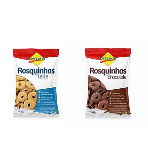 Rosquinhas Zero Açúcar & Lactose Sabores 150g Lowçucar