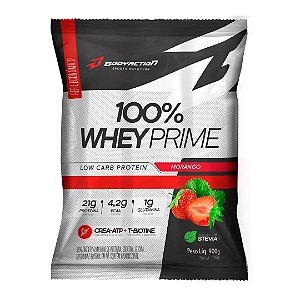 100% Whey Concentrado Prime Refil 900g Sabores Bodyaction