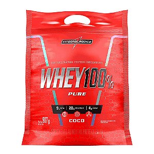 Whey Protein 100% Pure 900g Refil Sabores - Integralmedica