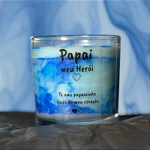 Dia Dos Pais Vela Aromática Personalizada