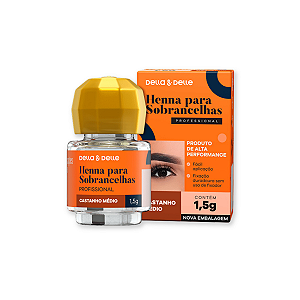 Henna Della & Delle Castanho Médio 1,5g