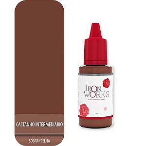 Pigmento Iron Works Castanho Intermediário 15ml