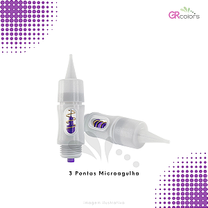 Agulha GR Click C 3 Pontas Microagulha Fine