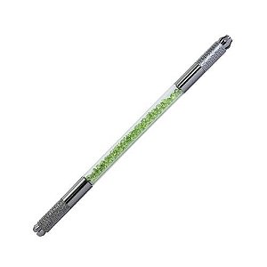 Tebori Cristal Verde 2 Pontas